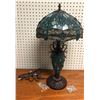 Image 1 : Tiffany style leaded stained glass decorative table lamp