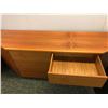Image 2 : 6 drawer and 2 door solid wood dresser - approx. 80in wide x 20in depth x 30in height,