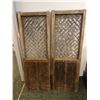 Image 1 : Set of 2 wooden garden fences/ doors