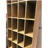 Image 2 : Vintage solid-wood hotel keys holding cabinet - approx. 2ft tall x 1ft depth x 90 1/2in wide at hori