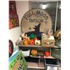 Image 2 : Large group of misc. set dec items - includes assorted Halloween & food signage/ Halloween decorativ