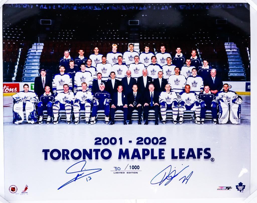 Toronto Maple Leafs 20012002 Limited Edition Team Photo Autographed