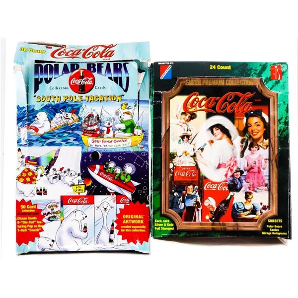 Lot of Coca Cola Polar Bears & Subsets Cards Open