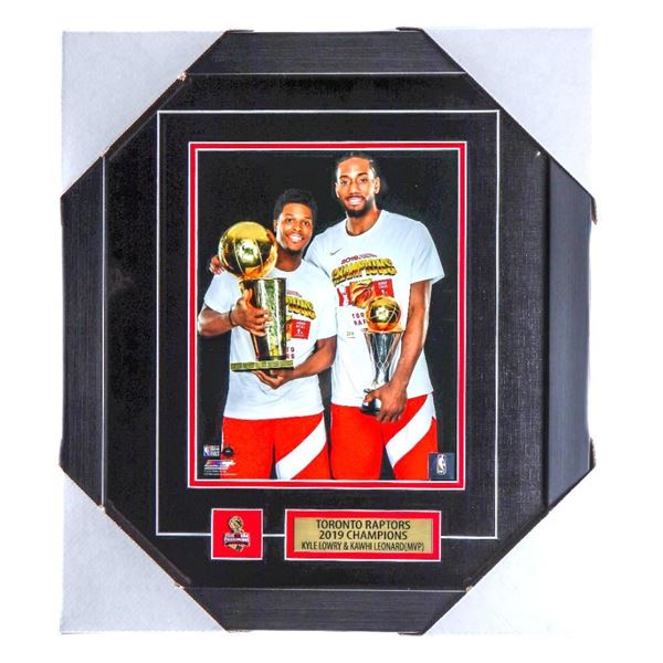 Toronto Raptors - Lowry - Leonard Pin & Plate - Gallery Frame