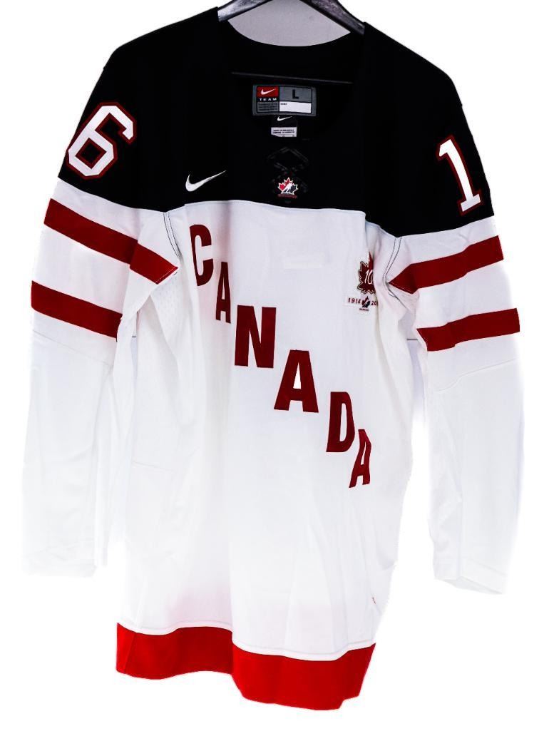 NIKE IIHF Team Canada White Jersey Autographed, Max Domi 16 (Sold
