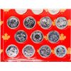 Image 3 : Canadian Coin Collecting Kit - Millenium 25 cent Coins