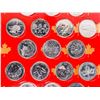 Image 4 : Canadian Coin Collecting Kit - Millenium 25 cent Coins