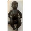 Image 1 : Vintage Porcelain 1930's Jointed Black Baby Doll Japan 4”