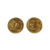 Image 1 : Chanel CC Disc Logo Earrings