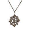 Image 4 : Chanel Silver Gem CC Necklace