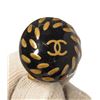 Image 3 : Chanel Black Round CC Earrings