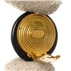 Image 4 : Chanel Black Round CC Earrings
