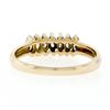 Image 7 : 14K Yellow Gold 0.75 ctw Marquise Cut Prong Set Diamond 4.85mm Pyramid Band Ring