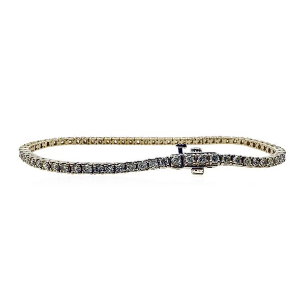 3.36 ctw Diamond Tennis Bracelet - 14KT White Gold