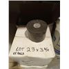 Image 2 : QTY 45 ROLLS OF POLIKEN 930-35 BLACK HEAT TAPE 4" X 50'