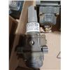 Image 3 : THREE BOXES OF MISC ITEMS INCLUDING FISHER PRESSURE REGULATORS