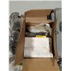Image 7 : THREE BOXES OF MISC ITEMS INCLUDING FISHER PRESSURE REGULATORS