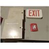 Image 1 : EXIT SIGN AND TWO LOCK BOXES