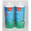 Image 1 : LOT OF 2 VERT2GO SANITIZER CLEANER 1L CONTAINERS