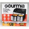 Image 1 : STORE RETURN GOURMIA DUAL BASKET AIR FRYER WORKING