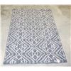 Image 1 : STORE RETURN 45"X72" GREY PATTERNED RUG