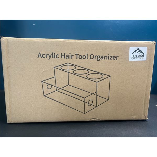 Lot of 1 Acrylic Hair Tool Organizer