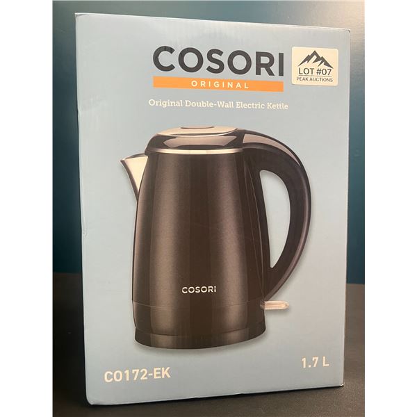 Lot of 1 Cosori Original Double-Wall Electric Kettle