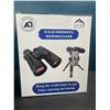 Image 1 : Lot of 1 Pair of 12x42 Powerful HD Binoculars w/ Tripod Stand