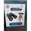 Image 1 : Lot of 1 Pair of 12x42 Powerful HD Binoculars w/ Tripod Stand