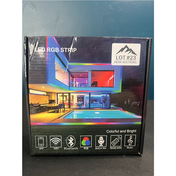 Lot of 1 LED RGB Strip Light Kit w/ App & Remote Control (32FT Length)