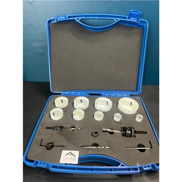 Lot of 1 Hole Saw Tool Set - 13pcs