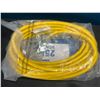 Image 2 : Lot of 1 Yellow Triple-Tap Extension Cord - 25FT