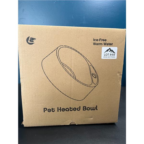 Lot of 1 Heated Pet Bowl