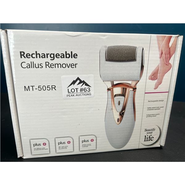 Lot of 1 Rechargeable Callus Remover Tool for Feet
