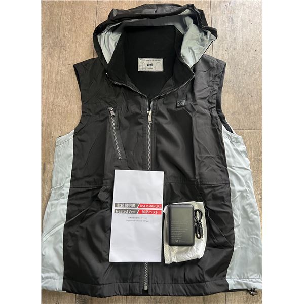 Lot of 1 Heated Vest for Men/Women w/ Powerbank - Size M/L