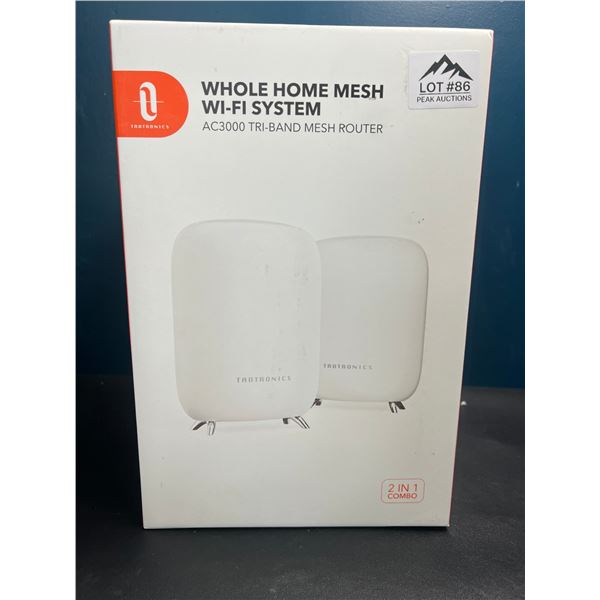 Lot of 1 Taotronics AC3000 Whole Home Mesh WiFi System -