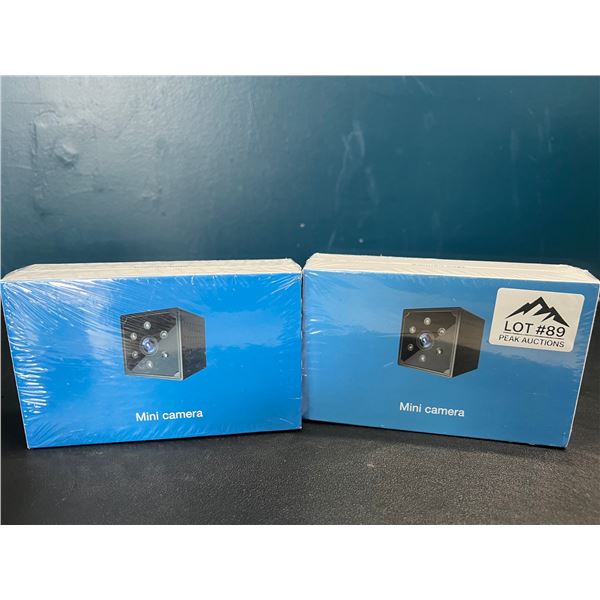 Lot of 2 Mini/Spy WiFi HD Wireless Security Cameras