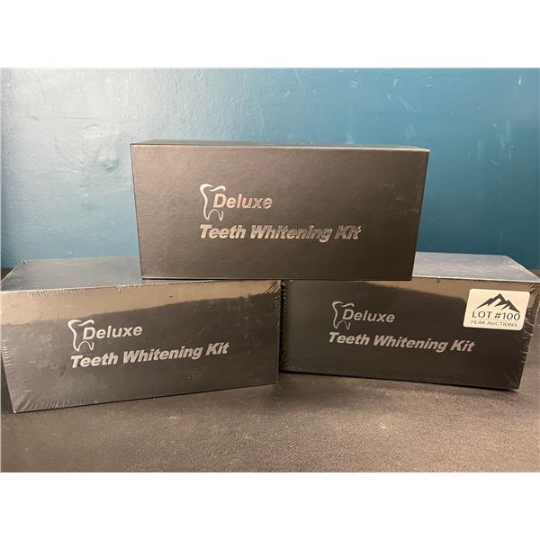 Lot of 3 Deluxe Teeth Whitening Kits