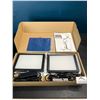 Image 2 : Lot of Neewer 2pack Dimmable 5600K USB LED Video Lights w/ Tripod Stand