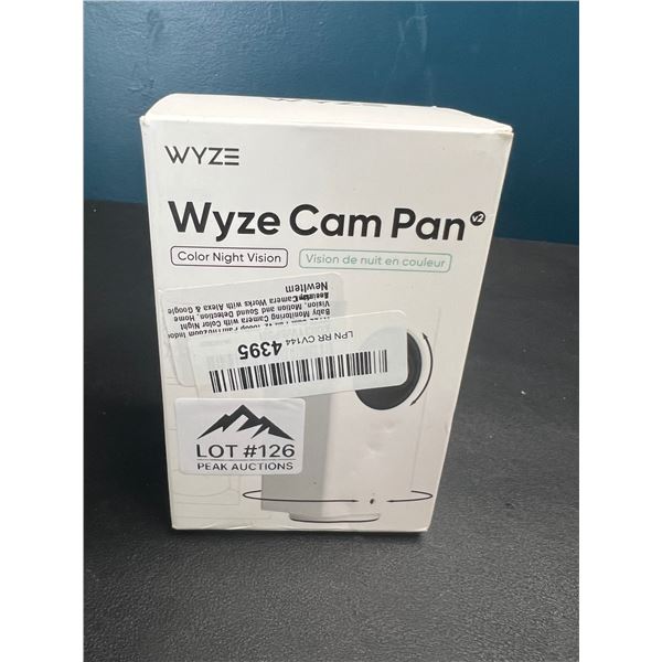 Lot of 1 Wyze Cam Pan WiFi Security Camera