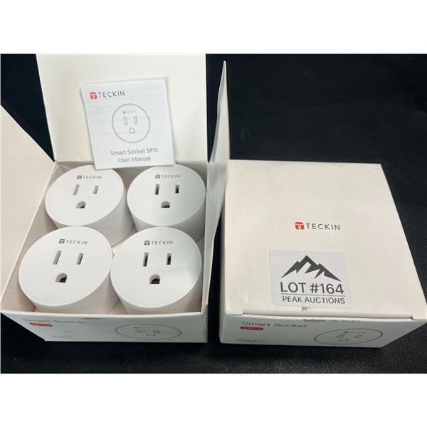 Lot of 2 Multi-Packs of WiFi Smart Plugs/Sockets - 4pcs per box!