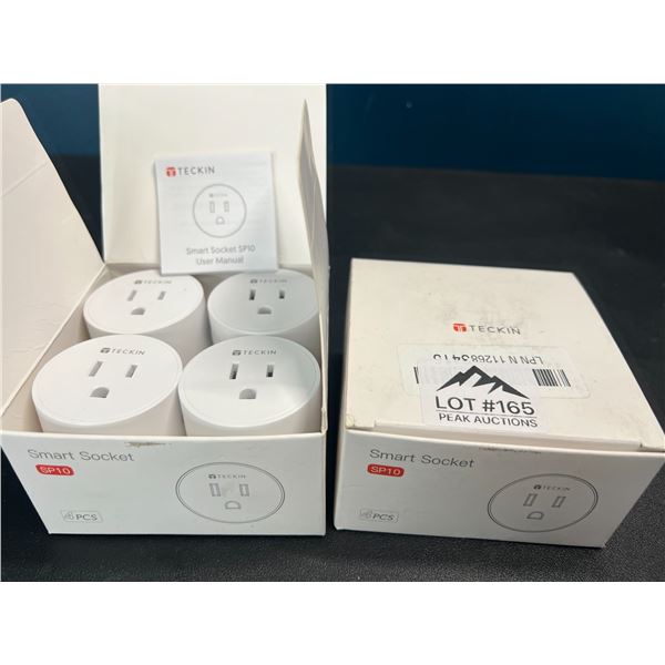 Lot of 2 Multi-Packs of WiFi Smart Plugs/Sockets - 4pcs per box!