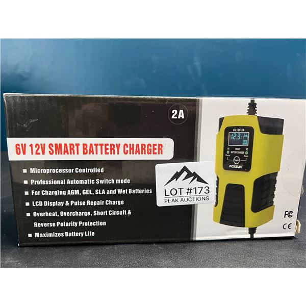 Lot of 1 6V 12V Smart Battery Charger