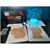 Image 2 : Lot of 1 Pokemon 3D LED Color-Changing Lamp w/ Remote Control - 3 Pokemon Designs Included!