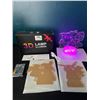 Image 1 : Lot of 1 Pokemon 3D LED Color-Changing Lamp w/ Remote Control - 3 Pokemon Designs Included!