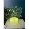 Image 2 : Lot of 1 Pokemon 3D LED Color-Changing Lamp w/ Remote Control - 3 Pokemon Designs Included!