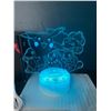Image 2 : Lot of 1 Pokemon 3D LED Color-Changing Lamp w/ Remote Control - 3 Pokemon Designs Included!