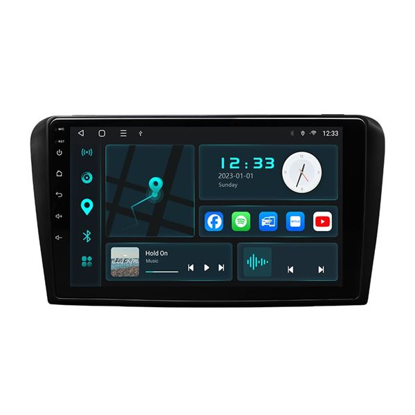 Lot of 1 Eonon Android 10 Car Stereo w/ Wireless CarPlay & Android Auto for Mazda 04-09