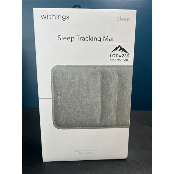 Lot of 1 Withings Sleep Tracking Mat - With Sleep Tracking Analysis