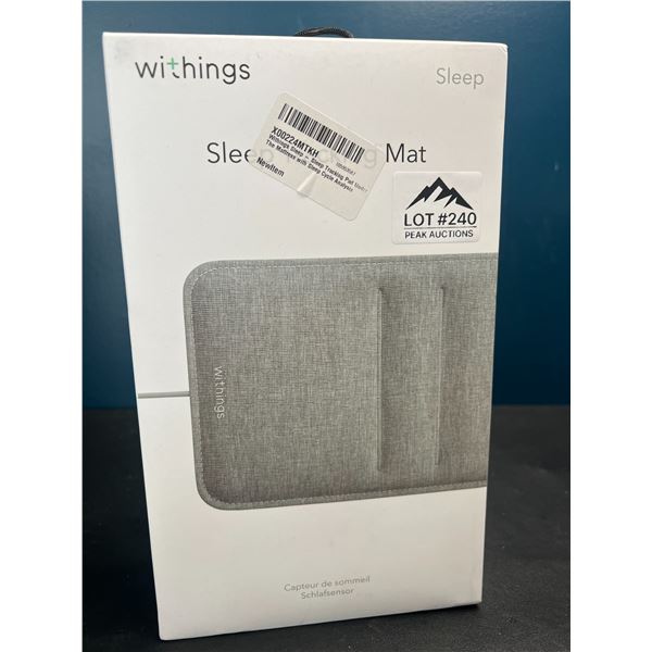 Lot of 1 Withings Sleep Tracking Mat - With Sleep Tracking Analysis